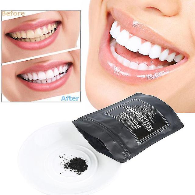 Natural Organic Activated Charcoal Powder Teeth Whitening Bagged Clean on Productcaster.