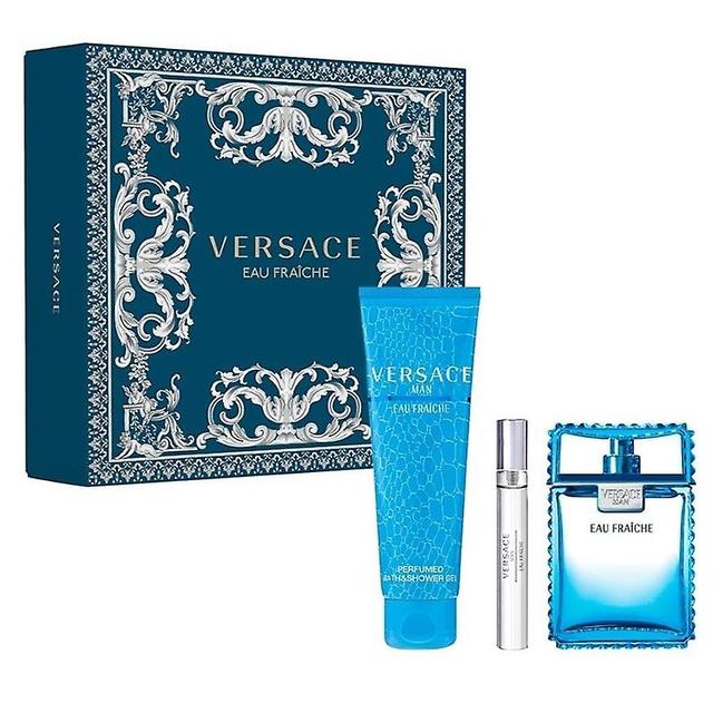 Cofanetto Versace Uomo Eau Fraiche Edt 100ml + Edt 10ml + SG 150ml on Productcaster.