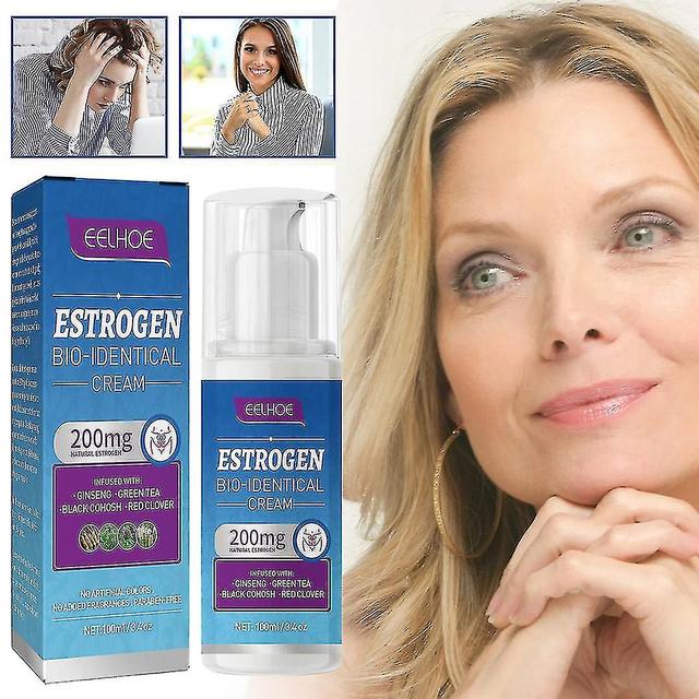 100ml Estro-gen creme til lindring af overgangsalderen - forbedrer dit indre og ydre balancestofskifte on Productcaster.