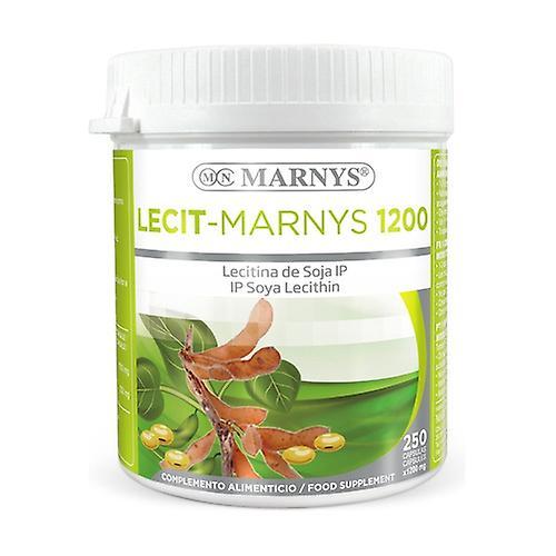 MARNYS Lecit-Marnys 1200 Soy Lecithin 250 softgels of 1200mg on Productcaster.