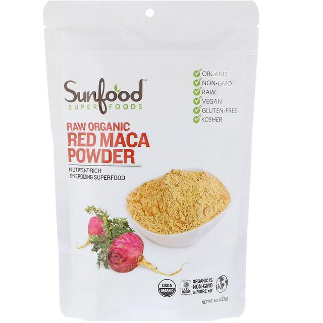 Sunfood, Roh Bio-Rot-Maca-Pulver, 8 Unzen (227 g) on Productcaster.