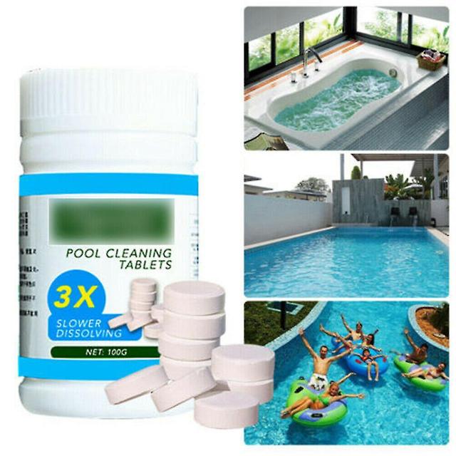 Shihaodian Jaysuing Pool Cleaning Tablet - Purify Water, Protect Against Sun Rays, Guard Against Algae, 100 Tablets on Productcaster.