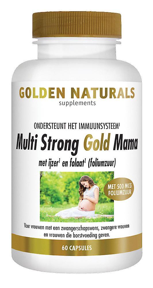 Golden Naturals Multi Strong Gold Mama (60 veganistische capsules) on Productcaster.