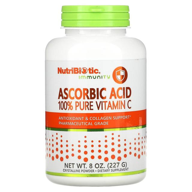 NutriBiotic, Immunity, Ascorbic Acid, 100% Pure Vitamin C, Crystalline Powder, 8 oz (227 g) on Productcaster.