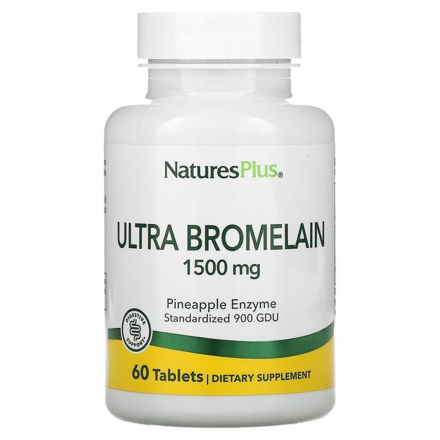 Nature's Plus NaturesPlus, Ultra Bromelain, 1500 mg, 60 Tablets on Productcaster.