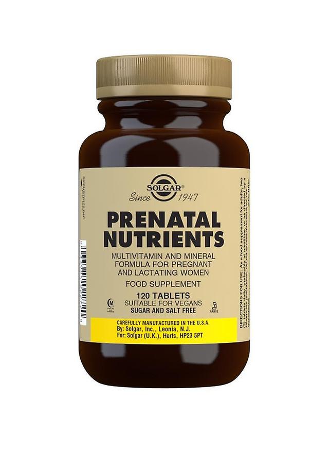 Solgar Prenatal Nutrients Tablets Pack of 120 on Productcaster.