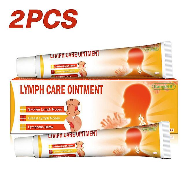 1/2pcs Lymphatic Detox Ointment Neck Chest Lymph Anti-swelling Herbs Cream Lymph Cream Medical Plaster 20g Colour 2pcs on Productcaster.