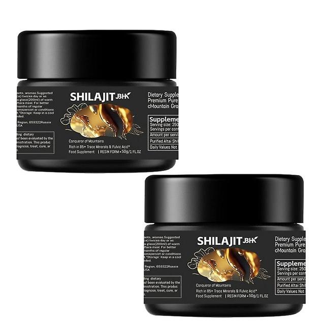 2pcs Pure 100% Himalayan Shilajit, Soft Resin, Organic, Extremely Potent, Fulvic Acid on Productcaster.