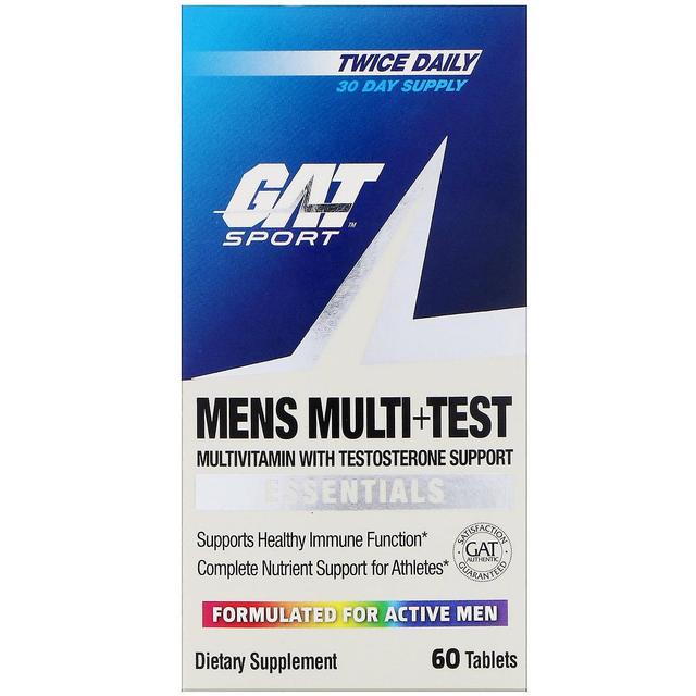 GAT, Mens Multi + Test, 60 Tablets on Productcaster.