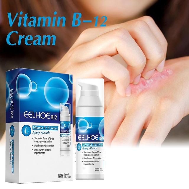 Eelhoe Vitamin B12 Cream Relieves Skin And Itching, Relieves Itching, Repairs Skin, Psoriasis Care Cream Bf on Productcaster.