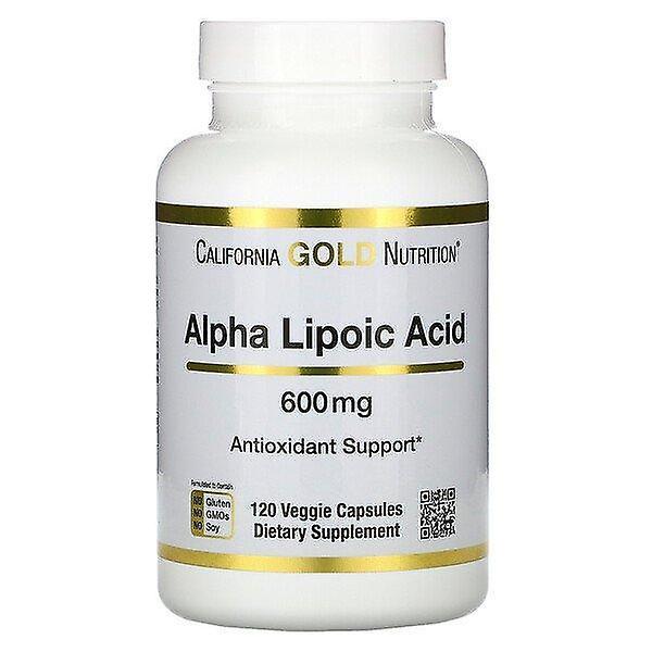 California Gold Nutrition, Alpha-Liponsäure, 600 mg, 120 vegetarische Kapseln on Productcaster.