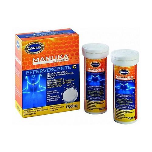 Optima Manuka Benefit Effervescent C 20 tablets on Productcaster.