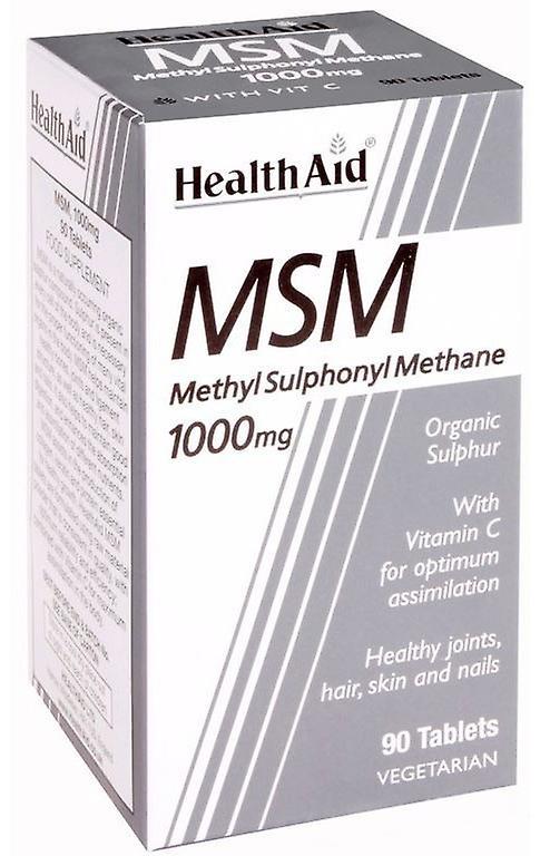 Health Aid MSM Methylsulfonylmethane 1000 mg 90 Tablets on Productcaster.