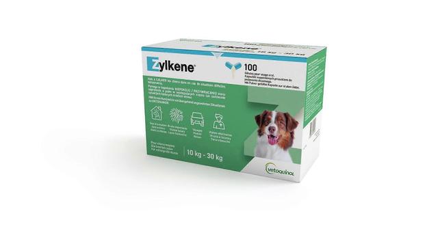 Vetoquinol Zylkene 100 Tablets 10-30Kg - Dog Formula- 225Mg on Productcaster.