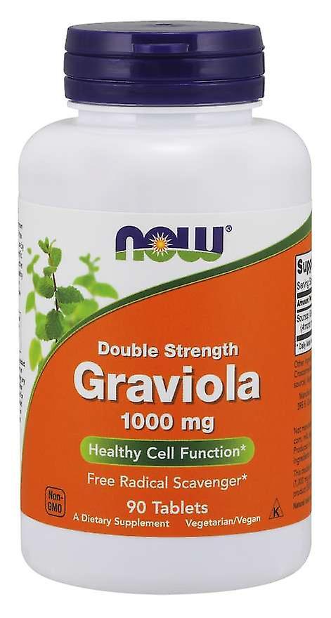 Now Foods Graviola 1000Mg 90 Tablets 733739046932 on Productcaster.