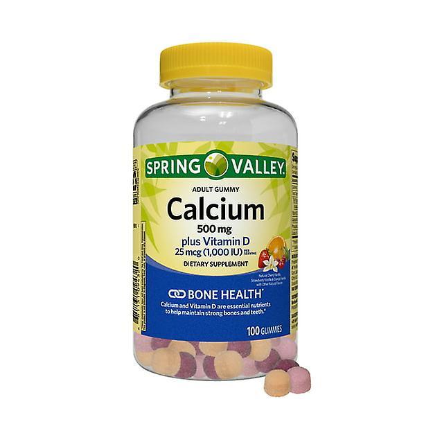 Spring valley calcium plus vitamin d, adult gummies, assorted flavors, 100 count on Productcaster.