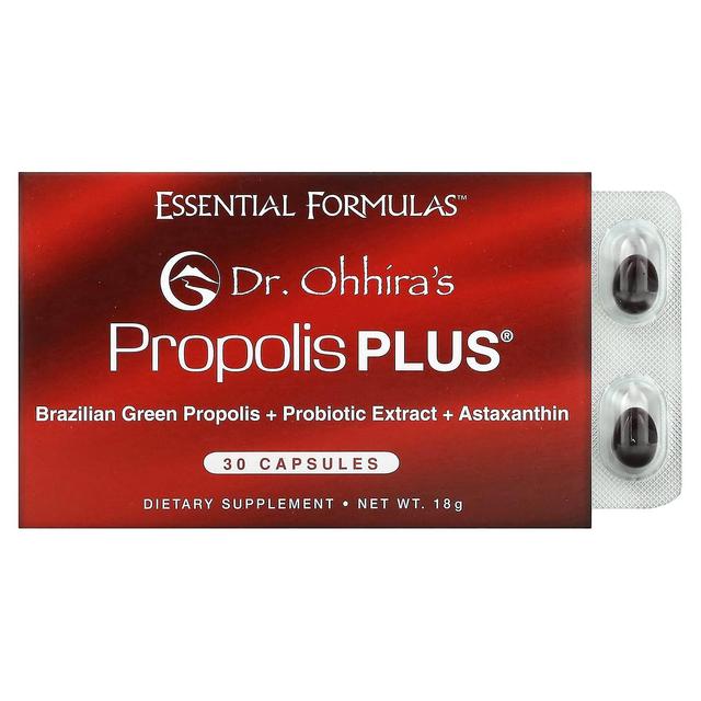 Dr. Ohhira's, Essential Formul Dr. Ohhira's, Essential Formulas Inc., Propolis Plus, 30 kapselia on Productcaster.