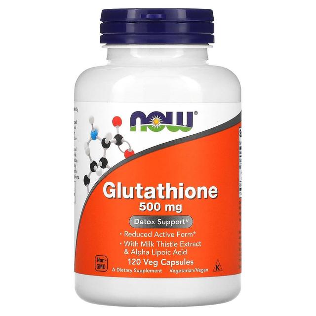 NOW Foods, Glutathione, 500 mg, 120 Veg Capsules on Productcaster.