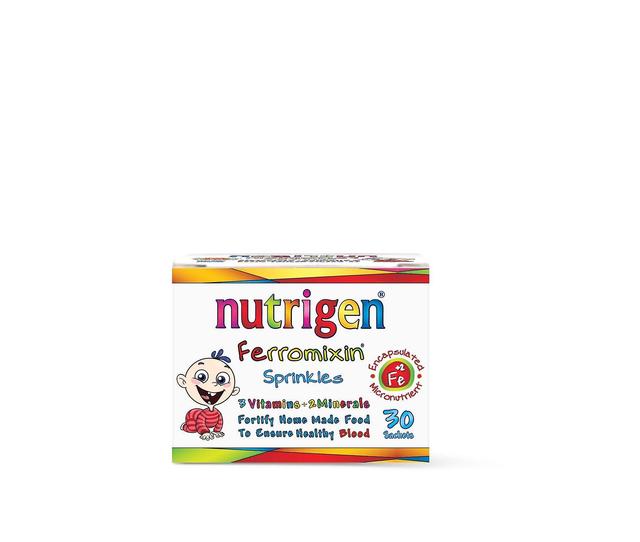 Nutrigen ferromixin sprinkles sachets 30's on Productcaster.