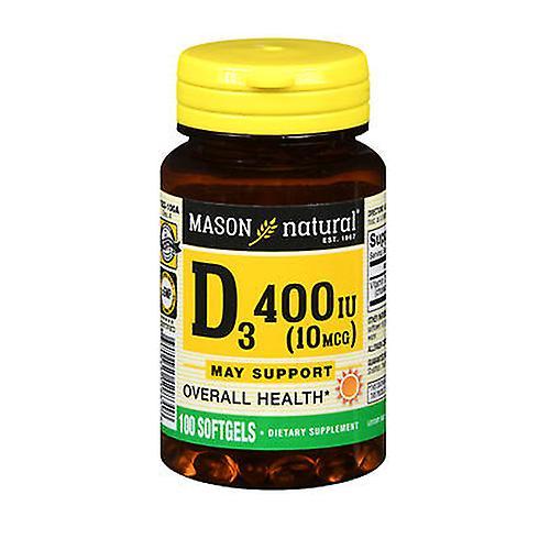 Mason Vitamina D400, 100 Cápsulas Blandas (Pack de 2) on Productcaster.