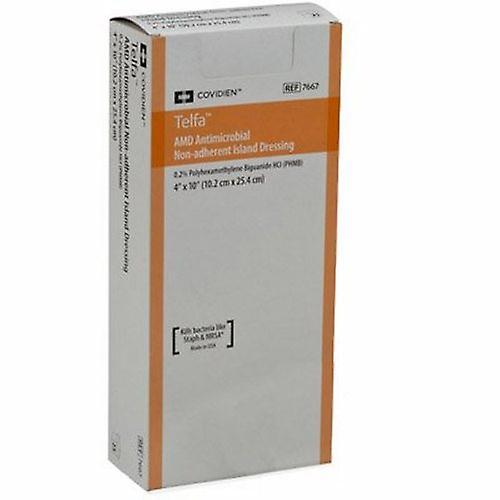 Cardinal Antimicrobial Dressing Telfa AMD 4 X 10 Inch Sterile, Count of 1 (Pack of 1) on Productcaster.