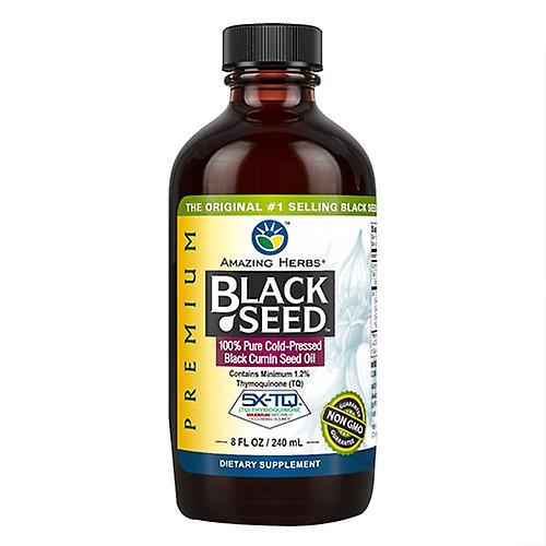 Amazing Herbs Premium Black Seed Oil, 8 oz (paquet de 3) on Productcaster.