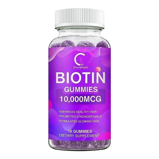 Blueberry Flavor Biotin Collagen Gummies Healthy Hair Skin&Nails Vitamins Supplements for Women Men&KidsTIB TIB . 10pcs on Productcaster.