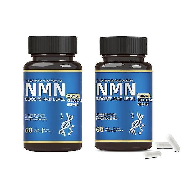 2x Nmn Kapseln 250mg Nad Nicotinamid High Strength Supplement 99,95% Anti Aging on Productcaster.