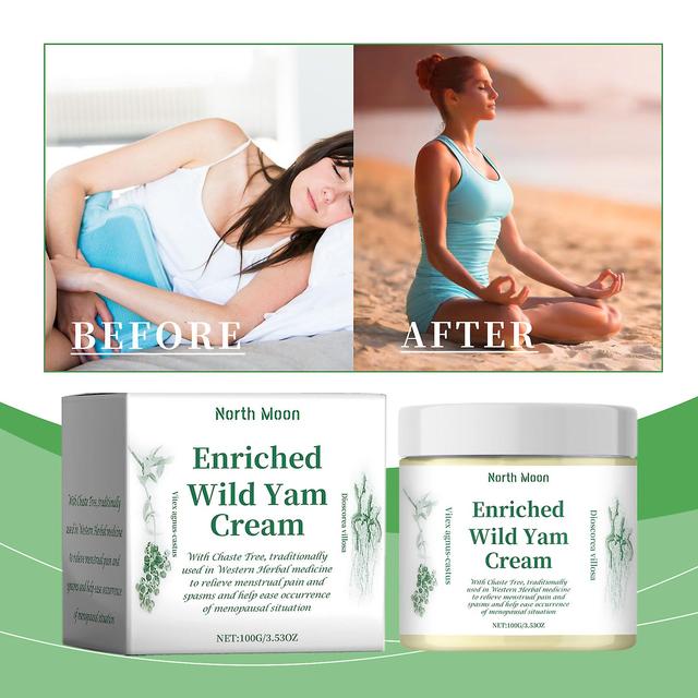 Mamusk Organic wild yam cream for hormone balance 100% Natural balancing cream for Women. Wild Yam cream for PMS, Menopause Relief 2 Pcs on Productcaster.