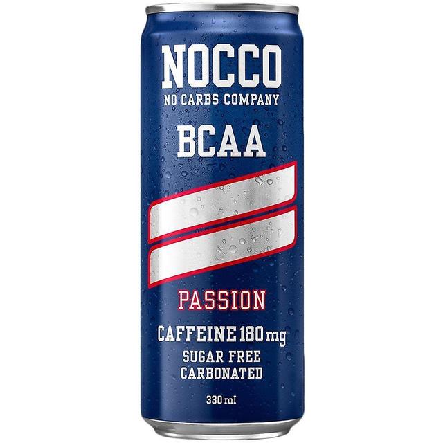 Nocco BCAA+ plechovky Šumivý kofeín Bez športového aminokyselinového energetického nápoja - 330ml x 24 Vášeň on Productcaster.