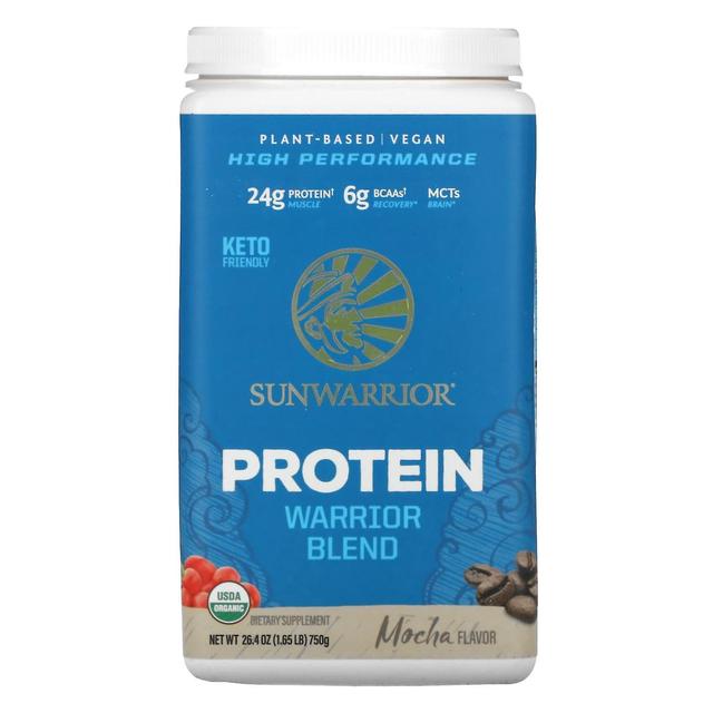 Sunwarrior, Warrior Blend Protein, Mocha, 1,65 lb (750 g) on Productcaster.