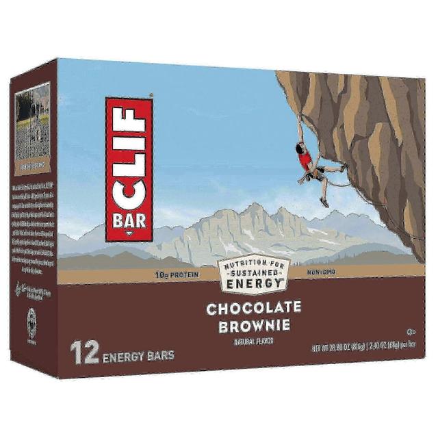 Clif bar čokoládové brownie energetické tyčinky, 12 ea on Productcaster.