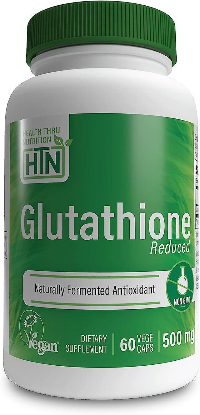 Health Thru Nutrition Reduced Glutathione 500mg 60 Veggie Capsules on Productcaster.