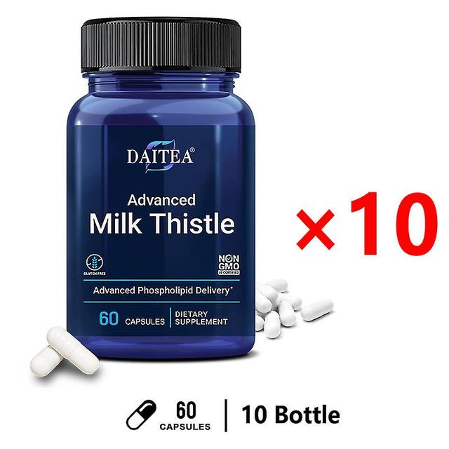 Vorallme Daitea Milk Thistle - Helps Support Optimal Liver, Kidney Health, Detoxification, Antioxidant, Promotes Whole Body Health 10 bottle on Productcaster.