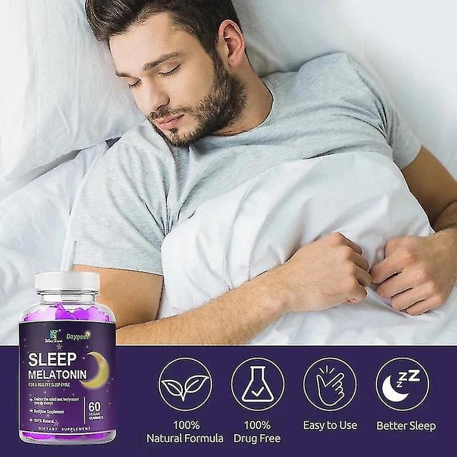 60 Ct Vitamins And Supplements | Vegan Sleep | Melatonin Gummies 3PCS on Productcaster.