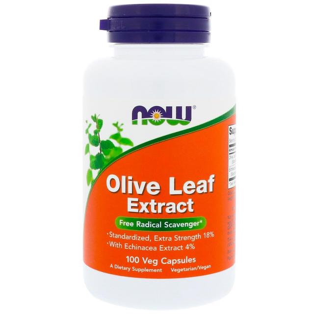 Now Foods, Extracto de Hoja de Oliva, 100 Cápsulas Veg on Productcaster.