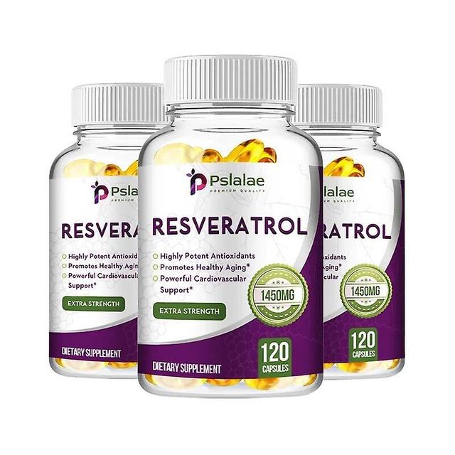 Venalisa Beneficial Resveratrol 1450 Mg Powerful Antioxidant and Anti-resveratrol for Anti-aging and Supporting Cardiovascular Health 3 - bottle 60... on Productcaster.