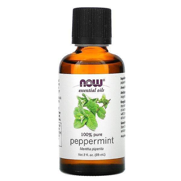 NOW Foods Ora alimenti, oli essenziali, menta piperita, 2 fl oz (59 ml) on Productcaster.