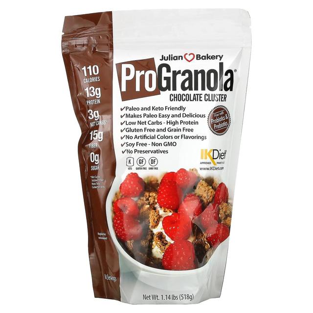 Julian Bakery Julian Bageri, ProGranola chokoladeklynger, 1,14 lbs (518 g) on Productcaster.