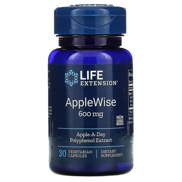 Life Extension, AppleWise, 600 mg, 30 Vegetarian Capsules on Productcaster.