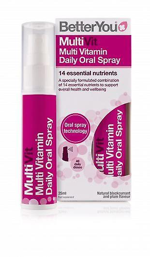 Better You BetterYou MultiVit Daily Oral Spray - 25ml on Productcaster.