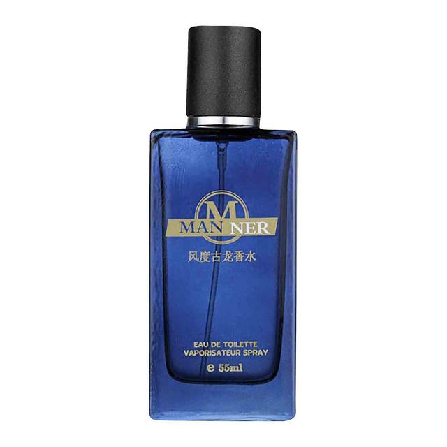 Hefansi Men's Perfume Blue Fresh Light Sweets Wood Oriental Aroma Lasting Sweets Cologne Perfume 55ml on Productcaster.