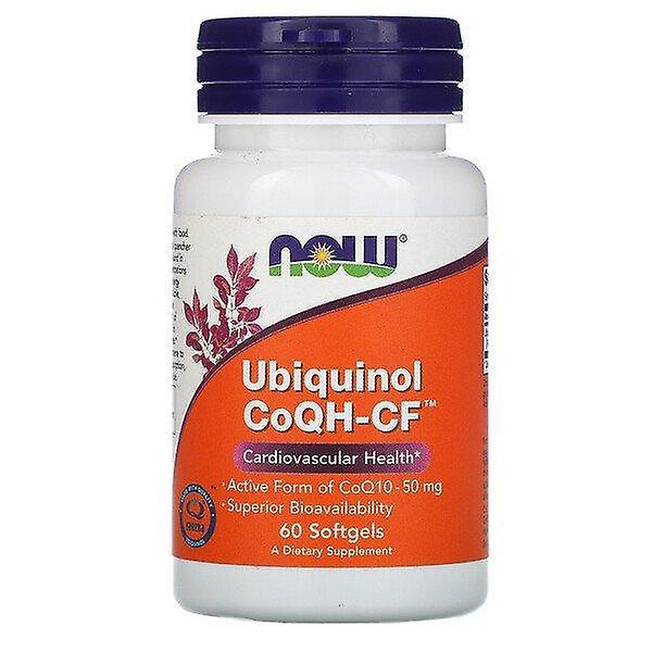 Now Foods, Ubiquinol CoQH-CF, 60 Softgels on Productcaster.