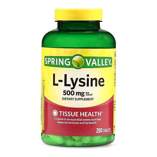 Spring valley l-lysine tablets, 500mg, 250 count on Productcaster.