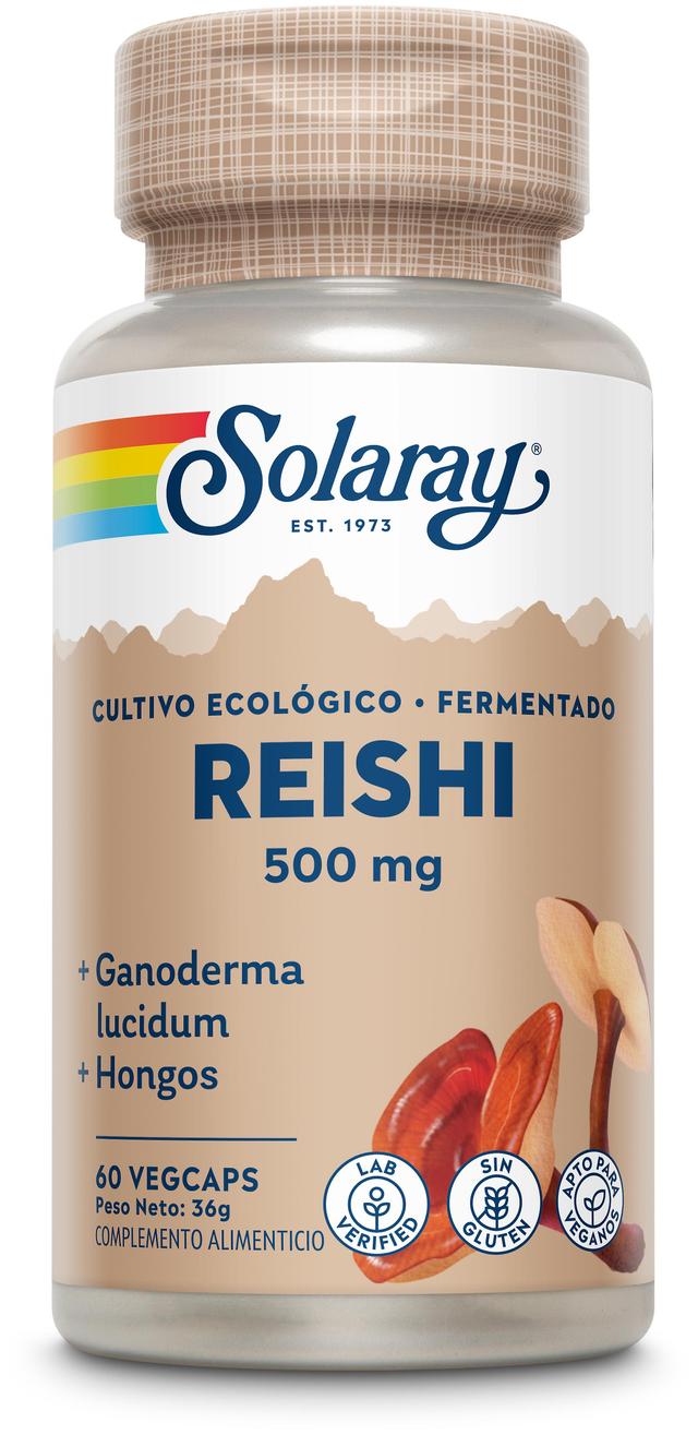 Solaray Fermentierter Reishi 500 mg 60 pflanzliche Kapseln on Productcaster.