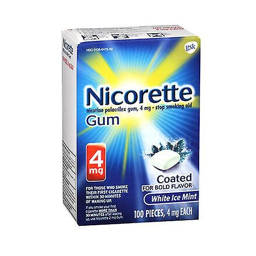 Nicorette Raucherentwöhnungshilfe, 4 mg, 100 Stück (Packung mit 1 Stück) on Productcaster.