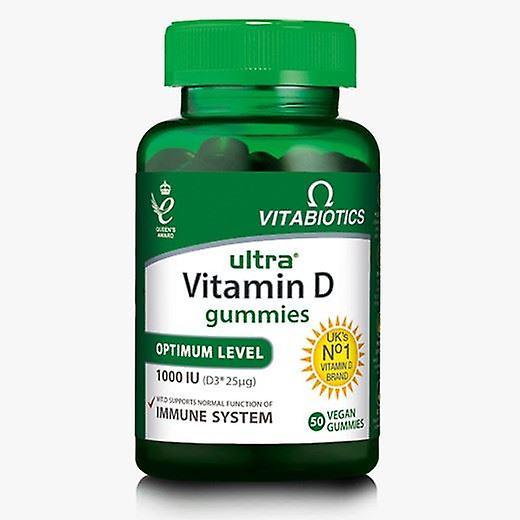 Vitabiotics Ultra Vegan Vit D 1000IU - 50 Gummies on Productcaster.