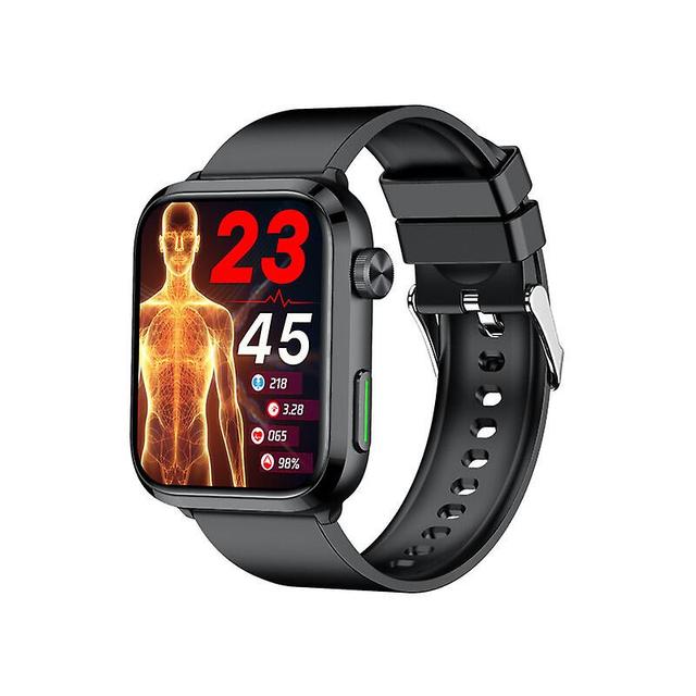 F220 1.91 Inch Hd Screen Laser Therapy Blood Sugar Uirc Acid Lipid Monitoring Health Bluetooth Call Multi-sport Modes Music Playback Ip67 Waterproo... on Productcaster.