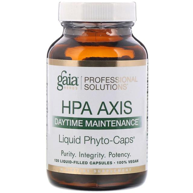 Gaia Herbs Professional Soluti Gaia Örter Professionella Lösningar, HPA Axis, Dagtid Underhåll, 120 Liquid-Fil on Productcaster.