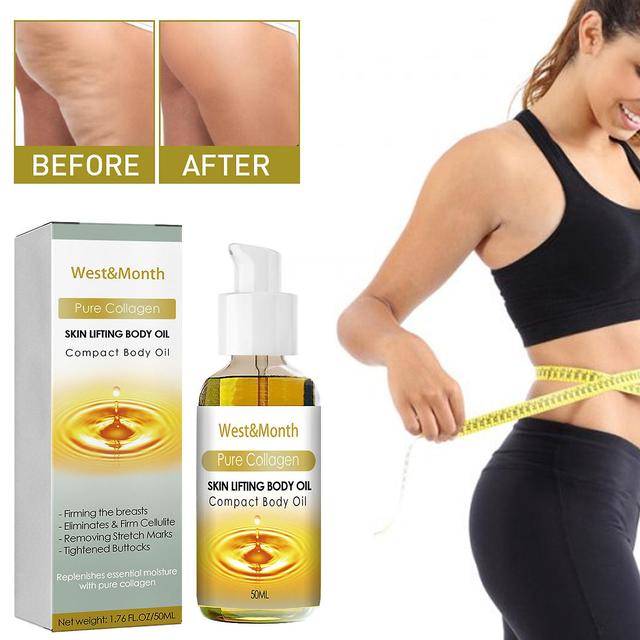 West&Month Collagen Slimming Oil, Firming Arms, Belly, Fat, Anti-Orange Peel, Slimming, Lifting Buttocks, Beautifying A, 50ml on Productcaster.